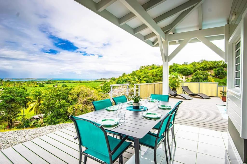 Magnifique Villa Piscine, Vue Mer, 8 Km Plages Le François Exteriér fotografie